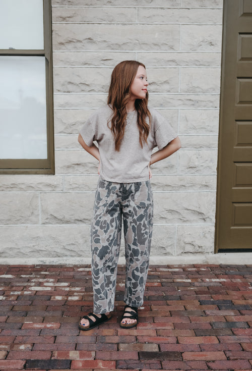 Camouflage Ankle Length Jeans